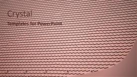  Presentation with ceramic tiles - Slide deck with overlapping-rows-of-yellow-ceramic background and a  colored foreground