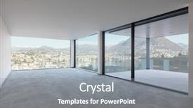  Presentation with concrete construction - Cool new theme with overlook - luxury apartment overlooking the city backdrop and a gray colored foreground