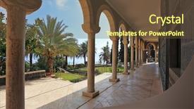  Presentation with sea galilee - Theme consisting of overlooks the sea of galilee background and a tawny brown colored foreground