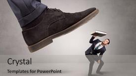  Presentation with being kind - Audience pleasing presentation design consisting of overpower - young businessman illustrated inconsiderable backdrop and a light gray colored foreground