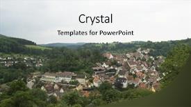  Presentation with german - PPT theme featuring overview-from-a-traditional-german background and a white colored foreground