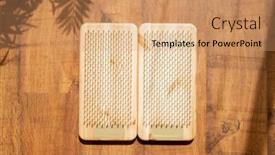  Presentation with yoga - Audience pleasing presentation theme consisting of overview-of-yoga-pads backdrop and a coral colored foreground