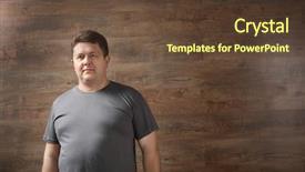  Presentation with prebiotics probiotics a wooden - Amazing presentation theme having overweight man on wooden background backdrop and a tawny brown colored foreground