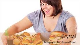  Presentation with container fast food packaging - Colorful PPT layouts enhanced with free safety truck - say cheese vivacious delighted young backdrop and a  colored foreground.