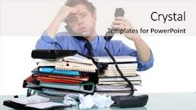  Presentation with servant - Beautiful slide deck featuring overworked civil servant backdrop and a lemonade colored foreground