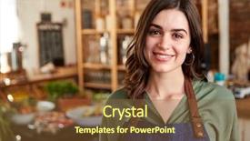  Presentation with grocery store - Slide deck consisting of owner of sustainable plastic free background and a tawny brown colored foreground