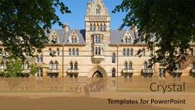  Presentation with christ - Beautiful PPT theme featuring oxford-uk-august-17-2019 backdrop and a  colored foreground