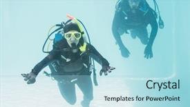  Presentation with safety training poor housekeeping - Cool new slides with oxygen cylinders - couple on scuba training backdrop and a  colored foreground