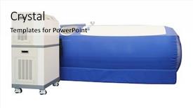  Presentation with rehabilitation - Beautiful slide set featuring oxygen therapy - pressure chamber for rehabilitation backdrop and a white colored foreground