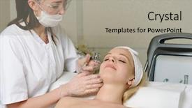  Presentation with oxygen - Audience pleasing presentation theme consisting of oxygen therapy backdrop and a light gray colored foreground