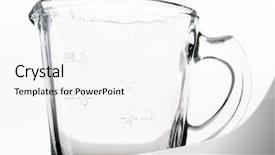  Presentation with measuring - Beautiful presentation theme featuring oz - glass measuring cup backdrop and a white colored foreground