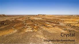  Presentation with australia - Beautiful presentation theme featuring oz - image of the great breakaways backdrop and a coral colored foreground
