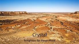  Presentation with australia - PPT layouts consisting of oz - image of the great breakaways background and a gold colored foreground