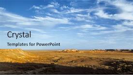  Presentation with australia - Colorful PPT theme enhanced with oz - image of the great breakaways backdrop and a light blue colored foreground