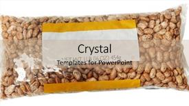  Presentation with bag - Cool new slide deck with oz - one pound blank label bag backdrop and a  colored foreground