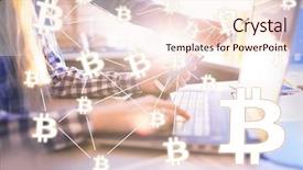  Presentation with banking - Audience pleasing presentation design consisting of p2p - decentralized finance banking with bitcoin backdrop and a lemonade colored foreground