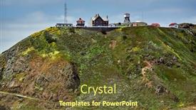  Presentation with pacific - Colorful PPT theme enhanced with pacific coast landscape in california usa backdrop and a tawny brown colored foreground