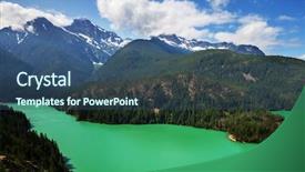  Presentation with washington dc - PPT theme with pacific northwest - diablo lake washington background and a  colored foreground