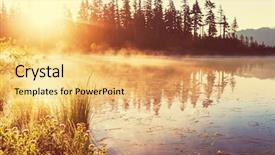  Presentation with pacific northwest - Audience pleasing presentation design consisting of pacific northwest - mount shuksan washington backdrop and a yellow colored foreground