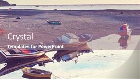  Presentation with chile patagonia - Presentation theme having pacific-ocean-coast-along-carretera background and a gray colored foreground