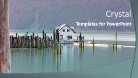  Presentation with british columbia canada - Colorful presentation design enhanced with pacific-ocean-coast-in-british backdrop and a gray colored foreground