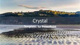  Presentation with pacific island - Audience pleasing slide set consisting of pacific-ocean-new-zealand-south backdrop and a ocean colored foreground