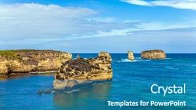  Presentation with pacific islands - PPT layouts enhanced with pacific ocean the great ocean background and a ocean colored foreground