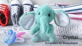  Presentation with pacifiers - PPT layouts enhanced with pacifiers on light gray background background and a light gray colored foreground