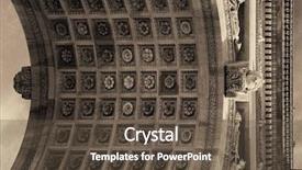  Presentation with peace - Audience pleasing PPT theme consisting of pacing - closeup view of arch backdrop and a tawny brown colored foreground