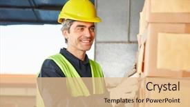  Presentation with trade - Cool new presentation theme with packager in the mail backdrop and a lemonade colored foreground