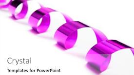  Presentation with packaging - Theme with packaging band isolated on white background and a white colored foreground