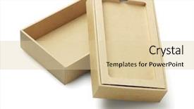  Presentation with packaging - Colorful slide deck enhanced with packaging box on white background backdrop and a lemonade colored foreground