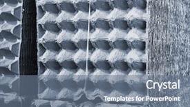  Presentation with recycling - Presentation consisting of packaging for eggs background and a ocean colored foreground