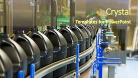  Presentation with packaging - Theme enhanced with packaging line background and a violet colored foreground