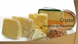  Presentation with cheese - Amazing PPT theme having image of women fighting fruits on white background backdrop and a mint green colored foreground