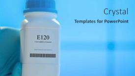  Presentation with supplements - Presentation theme having packaging-with-nutritional-supplements-e120 background and a light blue colored foreground