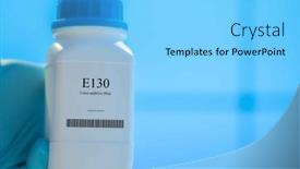  Presentation with supplements - Theme with packaging-with-nutritional-supplements-e130 background and a light blue colored foreground