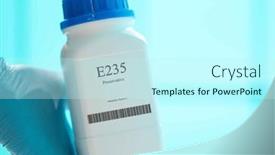  Presentation with preservative - PPT layouts enhanced with packaging-with-nutritional-supplements-e235 background and a cool aqua colored foreground