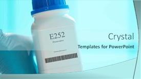  Presentation with preservative - Presentation theme having packaging-with-nutritional-supplements-e252 background and a cool aqua colored foreground