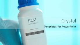  Presentation with supplements - PPT layouts with packaging-with-nutritional-supplements-e261 background and a cool aqua colored foreground