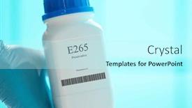  Presentation with preservative - Theme consisting of packaging-with-nutritional-supplements-e265 background and a cool aqua colored foreground