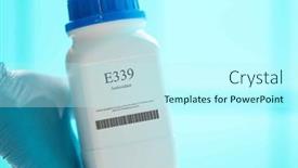  Presentation with antioxidant - Presentation consisting of packaging-with-nutritional-supplements-e339 background and a cool aqua colored foreground