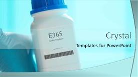  Presentation with supplements - Slides featuring packaging-with-nutritional-supplements-e365 background and a cool aqua colored foreground