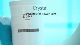  Presentation with supplements - PPT theme having packaging-with-nutritional-supplements-e387 background and a cool aqua colored foreground