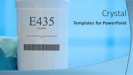  Presentation with supplements - Slide set having packaging-with-nutritional-supplements-e435 background and a light blue colored foreground