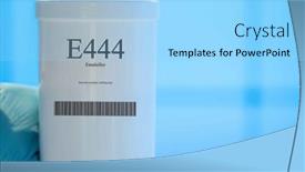  Presentation with supplements - Theme consisting of packaging-with-nutritional-supplements-e444 background and a light blue colored foreground