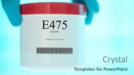  Presentation with supplements - PPT layouts having packaging-with-nutritional-supplements-e475 background and a cool aqua colored foreground