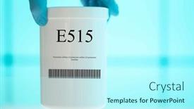  Presentation with supplements - Slide set with packaging-with-nutritional-supplements-e515 background and a cool aqua colored foreground