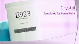  Presentation with supplements - Slides with packaging-with-nutritional-supplements-e923 background and a pink colored foreground