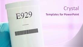  Presentation with supplements - PPT theme featuring packaging-with-nutritional-supplements-e929 background and a pink colored foreground